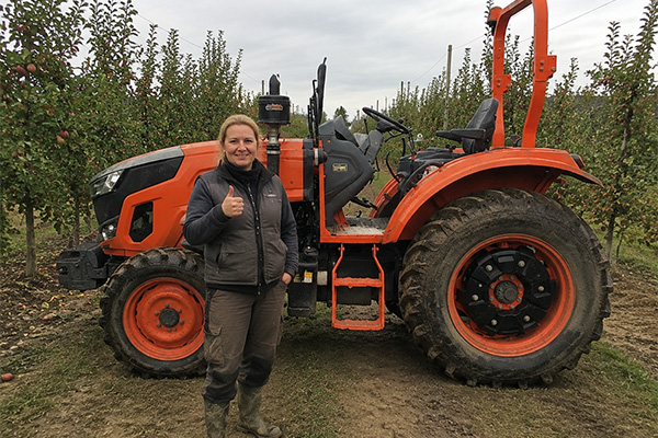 Customer with Waylong tractor